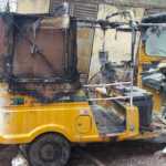 Auto-burned-near-Stanley-government-hospital