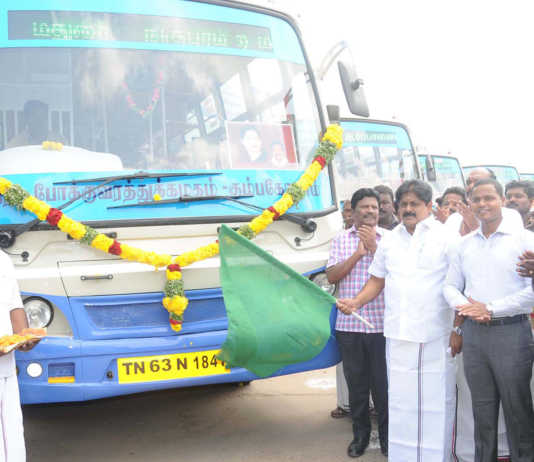 பொதுமக்கள் பயன்பாட்டிற்காக புதிய பேருந்து