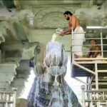 Kanchipuram: Special anointing service for Maha Nandi located at Orikai Mani Mandapam on the eve of Saturn Pradosa.