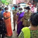 Chennai: The women’s voting argument with the government officials who came to seal the private women’s hostel in Velachery