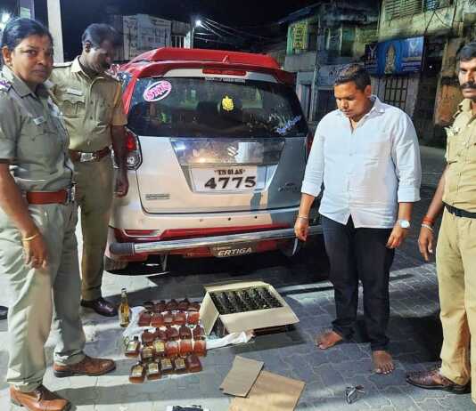 விழுப்புரம் மாவட்டத்தில் மதுக் கடத்தலில் ஈடுப்பட்ட 3 பேர் கைது