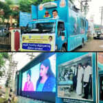 Kumbakonam- Rainwater Harvesting Awareness Screenlight Campaign Vehicle- Launched by Government Head Korada