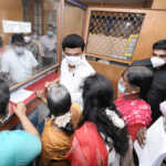 In the Chief Minister’s private office at the General Secretariat, Chief Minister MK Stalin conducted a surprise inspection