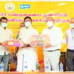 Minister Nasser launches first sale of 500 gram combo pack containing five types of sweets for Rs. 425 on behalf of Avin for Deepavali