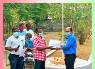 சிறந்த பணிமனை மேலாளர் விருது : உத்திரமேரூர் கருணாகரனுக்கு காஞ்சிபுரம் மண்டல பொது மேலாளர் வழங்கினார் …