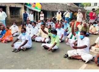 வேப்பத்தூர் நெல் கொள்முதல் நிலையத்தை திறக்கக்கோரியும், ஆன்லைன் பதிவு முறையை ரத்து செய்ய வலியுறுத்தியும் விவசாயிகள் கும்பகோணத்தில் நடத்திய சாலைமறியல் …