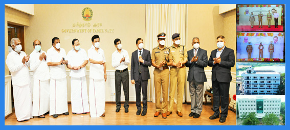 Today, the newly created Tambaram and Avadi Police Commissions ... Tamil Nadu Chief Minister MK Stalin started with a video ...