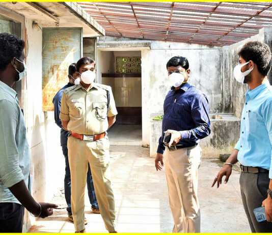 திருவண்ணாமலை : மாணவிகள் விளையாட்டு விடுதியில் நடைப்பெற்று வரும் புதுப்பித்தல் பணியை மாவட்ட ஆட்சியர் நேரடி ஆய்வு மேற்கொண்டார்