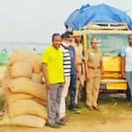 3 tonnes of racun rice smuggled to Andhra Pradesh by boat … Coast Guard rescue near Pazhverkadu-1 (2)