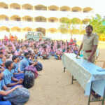 Awareness program for students at Government Boys’ High School led by Ponneri Police Inspector-1