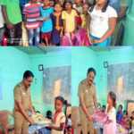 Chengalpattu Taluka Police Inspector who provided educational equipment to Boys Club Council School students