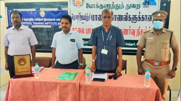 Chennai Road safety awareness program for students on behalf of the Tamil Nadu Transport Department in Ambattur-1 (2)