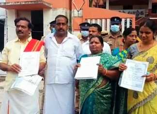 திமுக, மதிமுக கட்சி உறுப்பினர்கள் தேர்தலில் பங்கேற்காததால் ஆடுதுறை பேரூராட்சி தலைவராக பாமக ம.க ஸ்டாலின் போட்டியின்றி தேர்வு