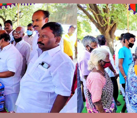 திமுக தலைவர் மு.க.ஸ்டாலினின் பிறந்தநாள் விழாவை முன்னிட்டு, தொழுநோய் காப்பகத்தில் உணவளித்த திமுகவினர் …