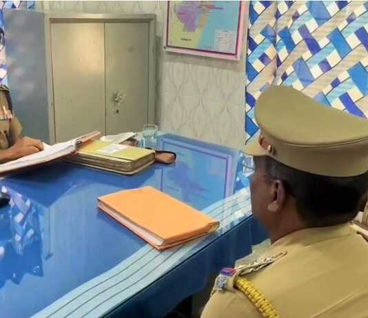 மாமல்லபுரம் காவல் நிலையத்தில், தமிழ்நாடு காவல்துறை இயக்குநர் டாக்டர் சைலந்திரபாபு ஆய்வு …