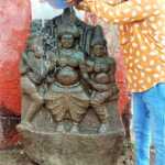 Discovery of a 1200 year old statue of the Goddess near Kanchipuram-1 (2)