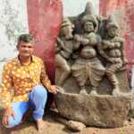 Discovery of a 1200 year old statue of the Goddess near Kanchipuram-4 (2)