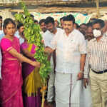 Foundation stone laying ceremony for new building of Rs. 2.43 crore Daily Vegetable Store in Rasipuram Municipality – Minister Ma-1 (2)