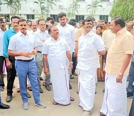 200 தனியார் நிறுவனங்கள் பங்கேற்கும், 6 ஆயிரம் பணியிடங்களுக்கான வேலை வாய்ப்பு முகாம் : பெருவயல் டி.ஜெ.எஸ் பொறியியல் கல்லூரியில் அமைச்சர்கள், எம்.எல்.ஏ. ஆய்வு …