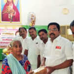 K.R.N. Rajeskumar MP, Birthday Celebration – Celebration by donating groceries and groceries to the old age home on behalf of Vennandur Union DMK-3 (2)