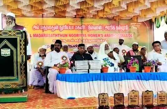 கும்பகோணம் : தத்துவாஞ்சேரி அரபிக் கல்லூரியில் முதலாமாண்டு பட்டமளிப்பு விழா …