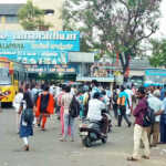 Nationwide two-day general strike on behalf of all unions – More than 200 workers arrested in road blockade in Kanchipuram-1 (2)