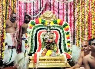 பங்குனி உத்திர பிரமோற்சவத்தை முன்னிட்டு அம்புஜவள்ளி தாயார் சமேத ஆதிவராகப்பெருமாள் அழகிய பலவண்ண மின் விளக்குகளால் அலங்கரிக்கப்பட்டு வராகதிருக்குளத்தில் காட்சியளித்தார் ..