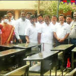 RA Puram Rotary Club donates Rs. 2.50 lakhs worth of desks and chairs to Kannakinagar Government High School in the presence of Cholinganallur MLA_3 (2)