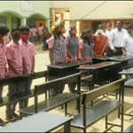 RA Puram Rotary Club donates Rs. 2.50 lakhs worth of desks and chairs to Kannakinagar Government High School in the presence of Cholinganallur MLA_6