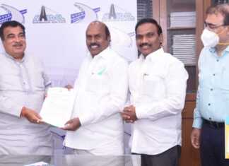 புதுடெல்லியில் ஒன்றிய அமைச்சர் நிதின்கட்காரியுடன், தமிழக பொதுப்பணிகள், நெடுஞ்சாலைகள் மற்றும் சிறு துறைமுகங்கள் துறை அமைச்சர் எ.வ.வேலு சந்திப்பு…
