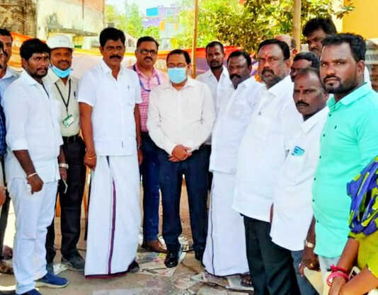 என்.டி.சி.எல் நிறுவனத்தின் கிராம வளர்ச்சி திட்ட நிதியின் கீழ் ரூ.1.49 மதிப்பீட்டிலான திட்டப்பணிகள் வல்லூர் ஊராட்சியில் துவக்கம் !