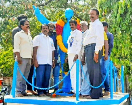 131st Birthday of Annal Ambedkar celebrated on behalf of Tamil Nadu Dr. Ambedkar Forum in Periyamathur-1 (2)