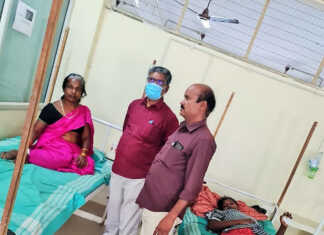 அமரம்பேடு கிராமத்தில் காட்டுத்தேனீக்கள் கொட்டி 49 பேர் மயக்கம் : மருத்துவமனையில் சிகிச்சைக்கு அனுமதி ..