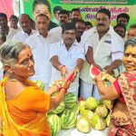 AIADMK held free summer neermor pandhal opening ceremonies at 4 places in Ponneri area – Tiruvallur North District Secretary Siruniyam P. Balaraman inaugurated the event-2 (2)