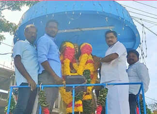 அமமுக சார்பில் பி.வி.சங்கர் ராஜா தலைமையில் பொன்னேரியில் நடைப்பெற்ற அண்ணல் அம்பேத்கர் 131 வது பிறந்தநாள் கொண்டாட்டம் ..