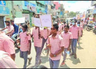 பொன்னேரி நகராட்சி சார்பில் பிளாஸ்டிக் பொருட்களின் பயன்பாட்டை தவிர்ப்பதன் அவசியத்தை வலியுறுத்தி நடைப்பெற்ற விழிப்புணர்வு பேரணி மற்றும் கலந்தாய்வுக் கூட்டம் ..