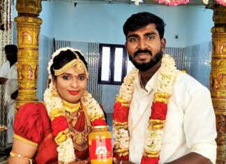 கோவூரில் நடைப்பெற்ற பிஜேபி பிரமுகர் இல்லத்திருமண நிகழ்ச்சி : மணமக்களுக்கு மஞ்சதூள் பரிசளித்து வாழ்த்திய தமிழக மாநிலத்தலைவர் அண்ணாமலை