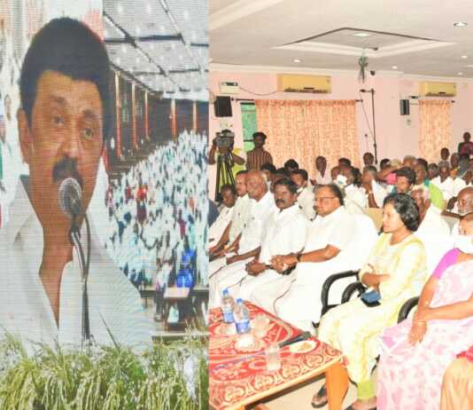 ஓராண்டில் ஒருலட்சம் திட்டத்தில் பயனடைந்த திருமயம் ஒன்றிய விவசாயிகள் காணொளிக்காட்சி வாயிலாக முதலமைச்சரோடு கலந்துரையாடல் ..