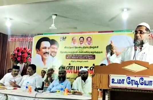 சோழபுரத்தில் நடைப்பெற்ற இப்தார் நோன்பு திறக்கும் நிகழ்ச்சி : சிறப்பு அழைப்பாளராக சட்டமன்ற உறுப்பினர் அன்பழகன் பங்கேற்பு