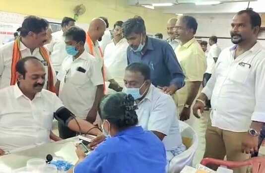 திருநின்றவூரில் திருவள்ளூர் மேற்கு மாவட்ட பாஜக பட்டியலின அணி மற்றும் தனியார் மருத்துவமனை இணைந்து வழங்கிய மாபெரும் இலவச சிறப்பு மருத்துவ முகாம் ..