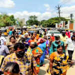 More than 500 civilians blockade village administration office in Ramapuram – Police set up security barricades-1 (2)