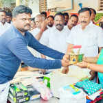On the eve of Ambedkar’s birthday in Ponneri, the DMK provided water, butter, pandal opening and welfare assistance-3 (2)
