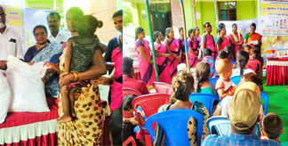 18 வகையான ஊட்டச்சத்து பொருட்கள் அடங்கிய தொகுப்பு : ஊட்டச்சத்து குறைபாடுகள் கண்டறியப்பட்ட 269 குழந்தைகளுக்கு பொன்னேரி எம்.எல்.ஏ துரை சந்திரசேகர் வழங்கினார் ..