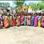 Private occupation of 4 acres of land provided by the government to the tribal people! Kulathumedu Kuppam villagers protest demanding government rescue-2 (2)
