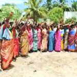 Private occupation of 4 acres of land provided by the government to the tribal people! Kulathumedu Kuppam villagers protest demanding government rescue-3 (2)