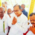 Sitarama Tirukkalyana ceremony held at Eguwarpalayam Sri Rama Temple today in honor of Sri Ramanavami – Former Union Minister P. Chidambaram participation-1 (2)
