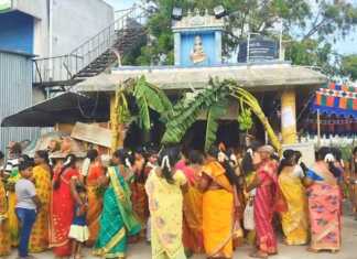 தடப்பெரும்பாக்கம் அருள்மிகு லட்சுமியம்மன் திருக்கோயில் சித்திராபௌர்ணமி திருவிழா : நூற்றுக்கும் மேற்பட்ட பெண்கள் பால்குடமேந்தி சென்ற ஊர்வலம் ..