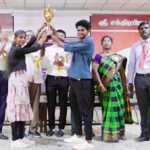 The 21st Anniversary of Srichandraprabhu Jain College and the prize giving ceremony for the winners of the sports competition was held at Minjur-2