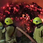 perungudi garbage burning fire – Firefighters struggle to put out the fire for several hours-1 (2)