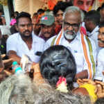 31st Remembrance Day of Late Former Prime Minister Rajiv Gandhi – Ponneri Congress MLA Provides Welfare to the Poor-3 (2)